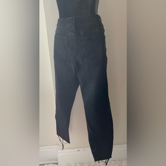 Articles Of Society Black Raw Cut Ankle Cut Jeans Size 32 - Picture 3 of 12